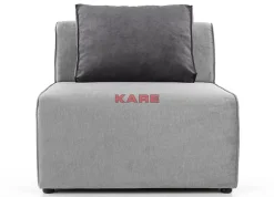 Sofas & Couches-KARE Design Infinity 2-Sitzer 80 Elements Grau