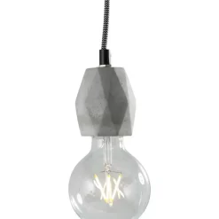 Leuchtobjekte-KARE Design Kabelfassung Diamond Concrete