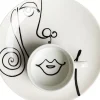 Geschirr & Tischaccessoires-KARE Design Kaffeetasse Viso Donna (2/Tlg.)