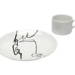 Geschirr & Tischaccessoires-KARE Design Kaffeetasse Viso Uomo (2/Tlg.)