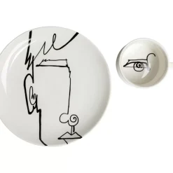 Geschirr & Tischaccessoires-KARE Design Kaffeetasse Viso Uomo (2/Tlg.)