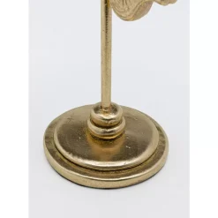 Kerzenständer & Laternen-KARE Design Kerzenständer Elephant Head Gold 36Cm