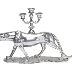 Kerzenständer & Laternen-KARE Design Kerzenständer Leopard