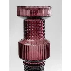 Kerzenständer & Laternen-KARE Design Kerzenständer Marvelous Duo Pink Grau 49Cm