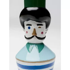 Kerzenständer & Laternen-KARE Design Kerzenständer Monsieur Mustache 16Cm