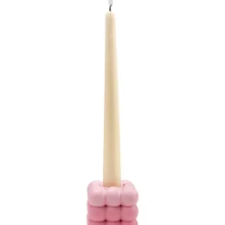 Kerzenständer & Laternen-KARE Design Kerzenständer Palle Pink 6Cm