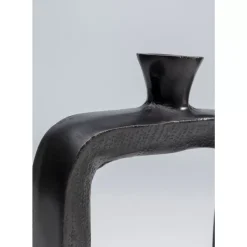 Kerzenständer & Laternen-KARE Design Kerzenständer Tanu Schwarz 30Cm
