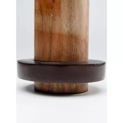 Kerzenständer & Laternen-KARE Design Kerzenständer Wood Zylinder 15Cm