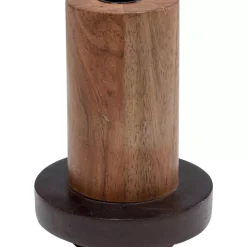 Kerzenständer & Laternen-KARE Design Kerzenständer Wood Zylinder 15Cm