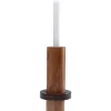 Kerzenständer & Laternen-KARE Design Kerzenständer Wood Zylinder 25Cm