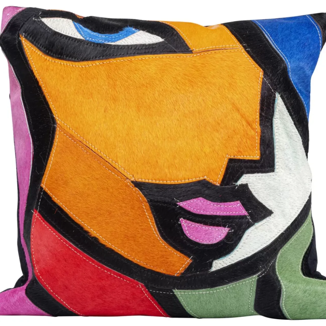 Kissen-KARE Design Kissen Abstract Lady Face 40X40Cm