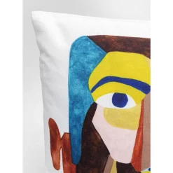 Kissen-KARE Design Kissen Artistic Face 45X45Cm