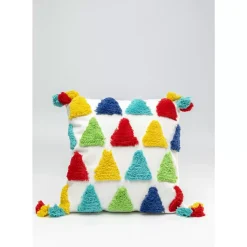 Kissen-KARE Design Kissen Colourful Triangles 45X45Cm