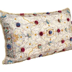Kissen-KARE Design Kissen Desna Patchwork Creme Multi 60X35Cm