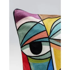 Kissen-KARE Design Kissen Faccia Arte Colore Left 50X50Cm