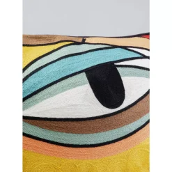 Kissen-KARE Design Kissen Faccia Arte Colore Left 50X50Cm