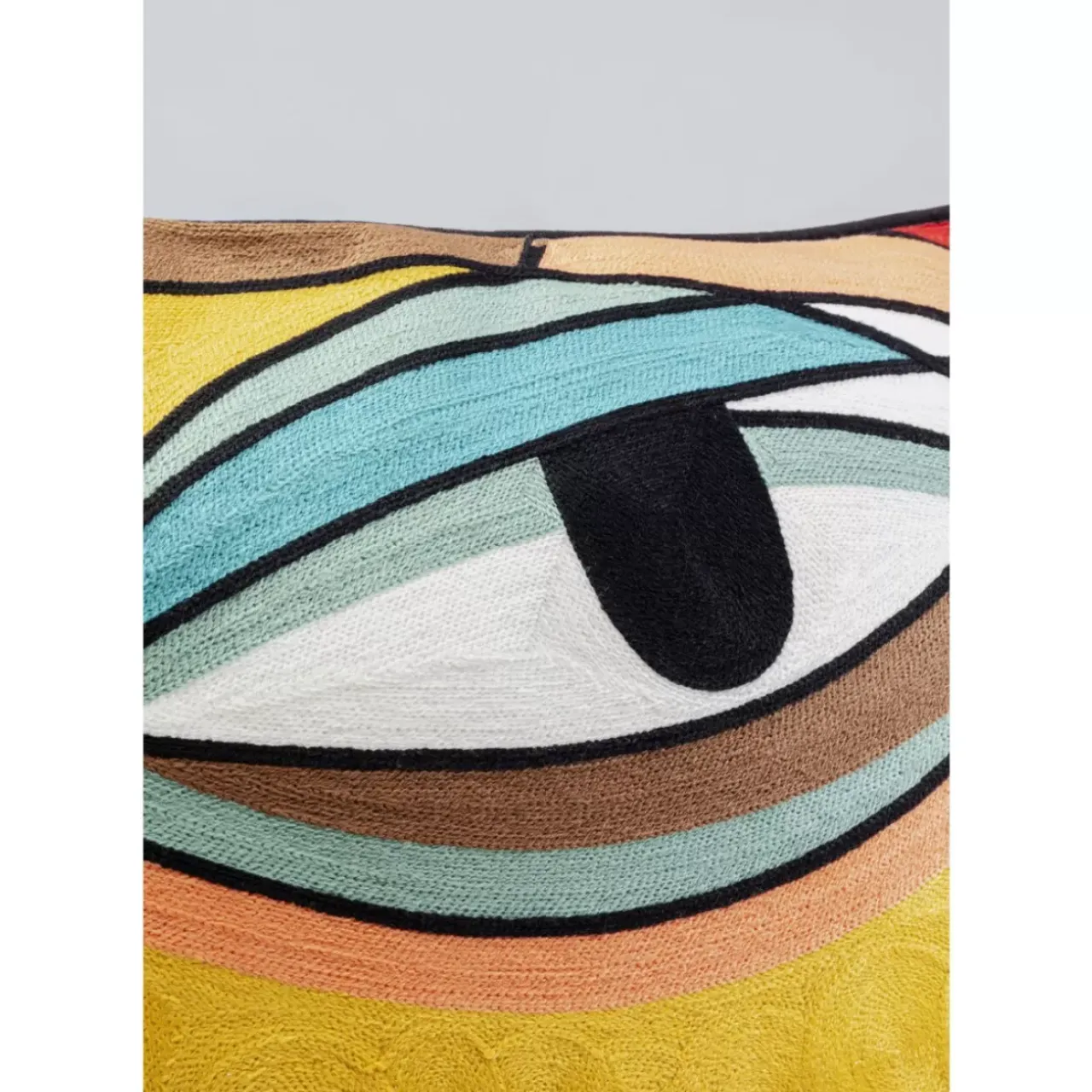 Kissen-KARE Design Kissen Faccia Arte Colore Left 50X50Cm