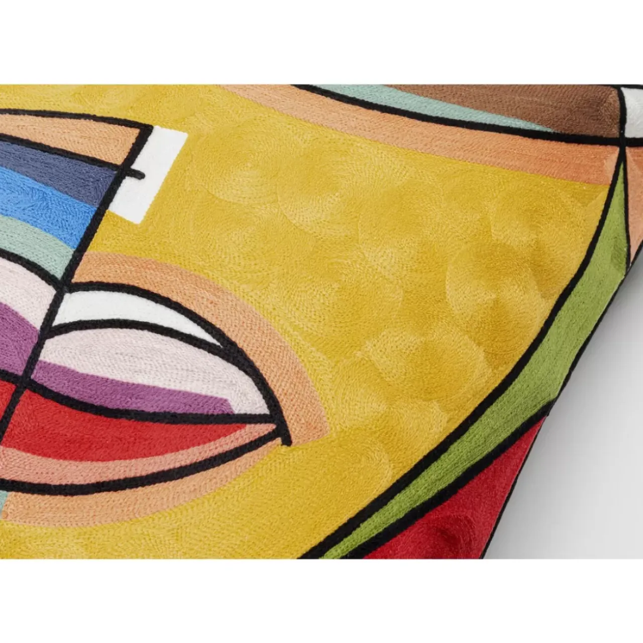 Kissen-KARE Design Kissen Faccia Arte Colore Left 50X50Cm