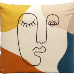 Kissen-KARE Design Kissen Face Art Multi 50X50Cm