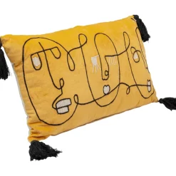 Kissen-KARE Design Kissen Face Art 60X35Cm