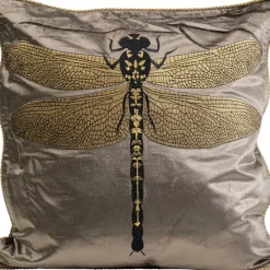 Kissen-KARE Design Kissen Glitter Dragonfly Braun 40X40Cm