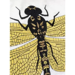 Kissen-KARE Design Kissen Glitter Dragonfly Weis 40X40Cm