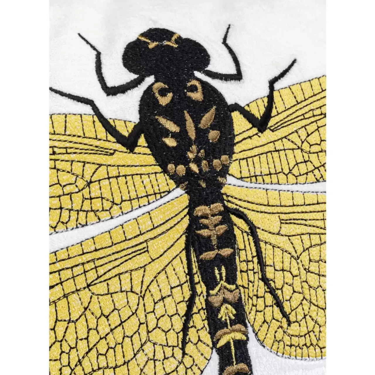 Kissen-KARE Design Kissen Glitter Dragonfly Weis 40X40Cm