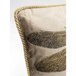 Kissen-KARE Design Kissen Glitter Dragonfly Braun 50X30Cm