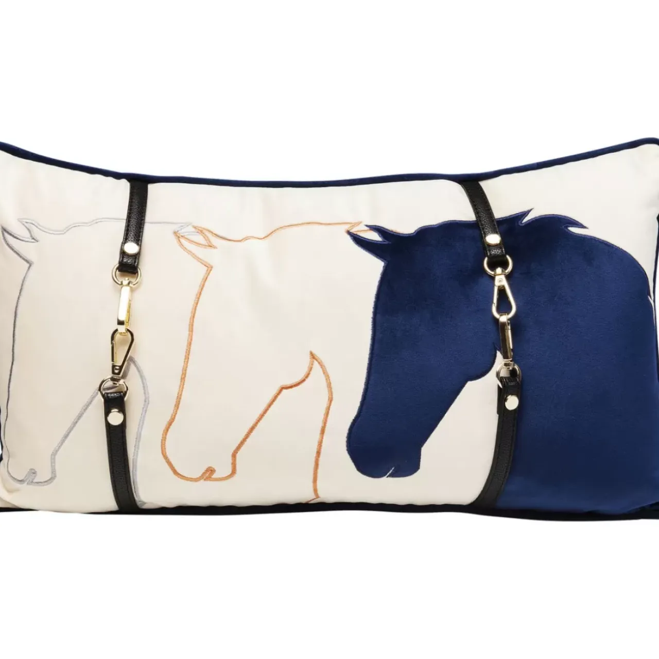 Kissen-KARE Design Kissen Horsefaces 28X50Cm