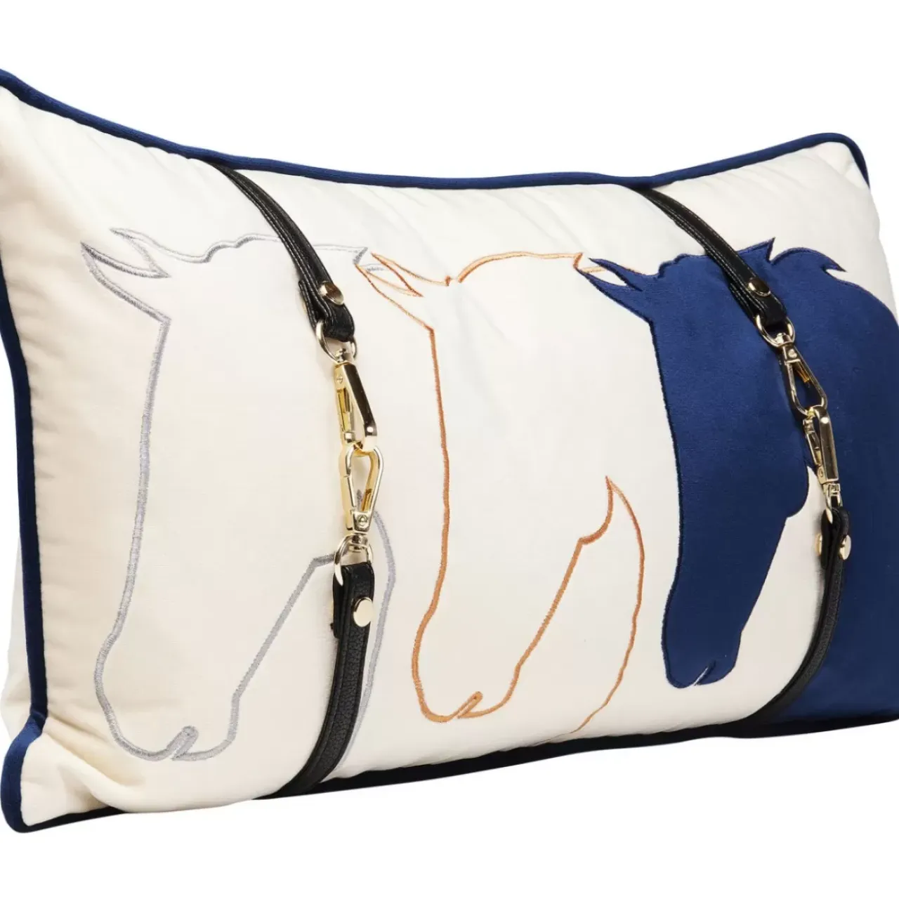 Kissen-KARE Design Kissen Horsefaces 28X50Cm