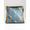 Kissen-KARE Design Kissen Leaves Fringe 45X45Cm