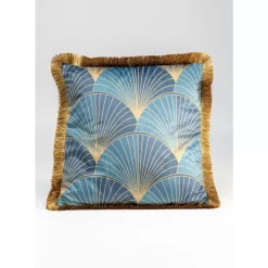 Kissen-KARE Design Kissen Leaves Fringe 45X45Cm