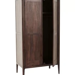 Regale-KARE Design Kleiderschrank Brooklyn Walnut