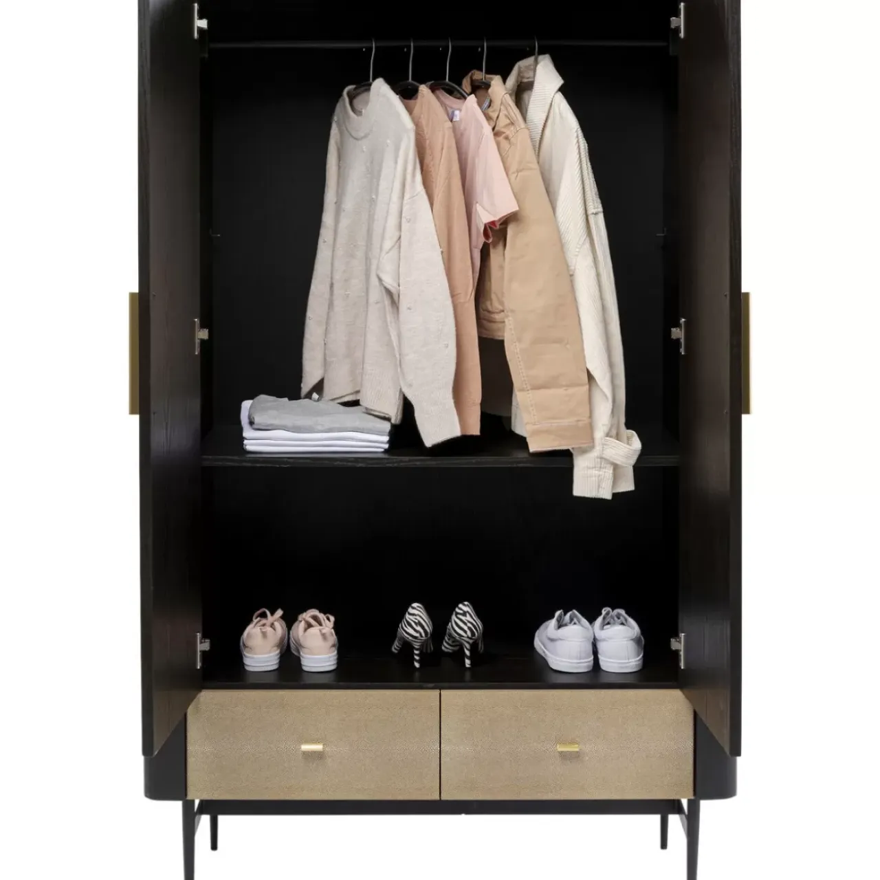 Regale-KARE Design Kleiderschrank Milano 180X110