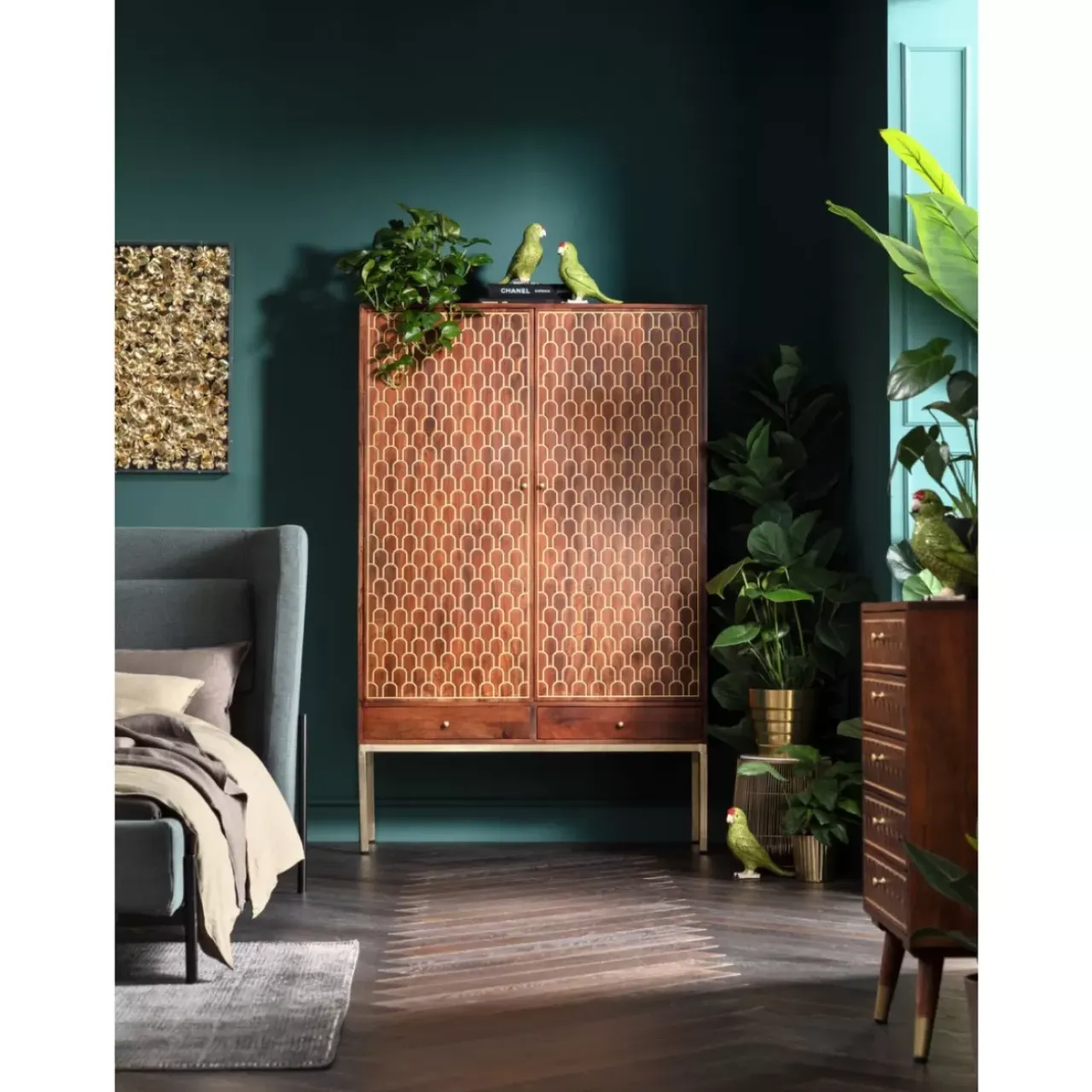 Regale-KARE Design Kleiderschrank Muskat