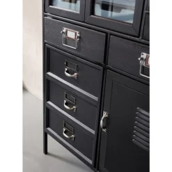 Kommoden & Sideboards-KARE Design Kommode Art Factory Schwarz