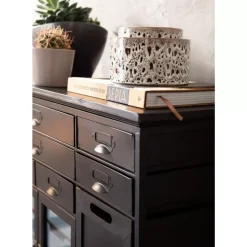 Kommoden & Sideboards-KARE Design Kommode Art Factory Schwarz