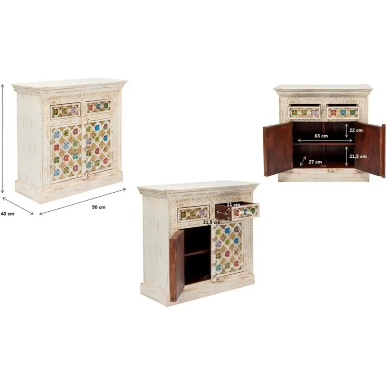 Kommoden & Sideboards-KARE Design Kommode Bazar 90