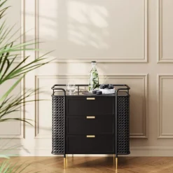 Kommoden & Sideboards-KARE Design Kommode Fence 80X80Cm