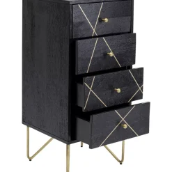 Kommoden & Sideboards-KARE Design Kommode Gold Vein 4 Schube 40X88Cm