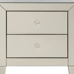Kommoden & Sideboards-KARE Design Kommode Klein Luxury Champagne 2 Schube