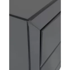 Kommoden & Sideboards-KARE Design Kommode Klein Luxury Push 2 Schube Grau