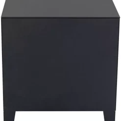 Kommoden & Sideboards-KARE Design Kommode Klein Luxury Push 2 Schube Grau