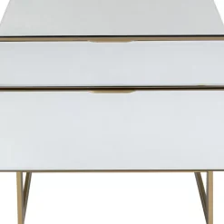 Kommoden & Sideboards-KARE Design Kommode Klein Soran Gold 49X50Cm