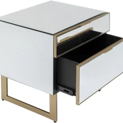 Kommoden & Sideboards-KARE Design Kommode Klein Soran Gold 49X50Cm