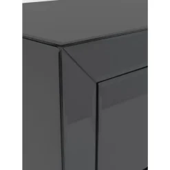 Kommoden & Sideboards-KARE Design Kommode Luxury Push 3 Schube Grau