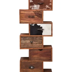 Kommoden & Sideboards-KARE Design Kommode Rodeo Zick Zack 6 Schube
