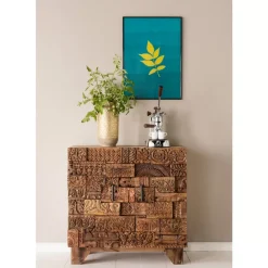 Kommoden & Sideboards-KARE Design Kommode Shanti Surprise Puzzle Nature