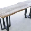 Tische-KARE Design Konsole Alfredo Versteinertes Holz