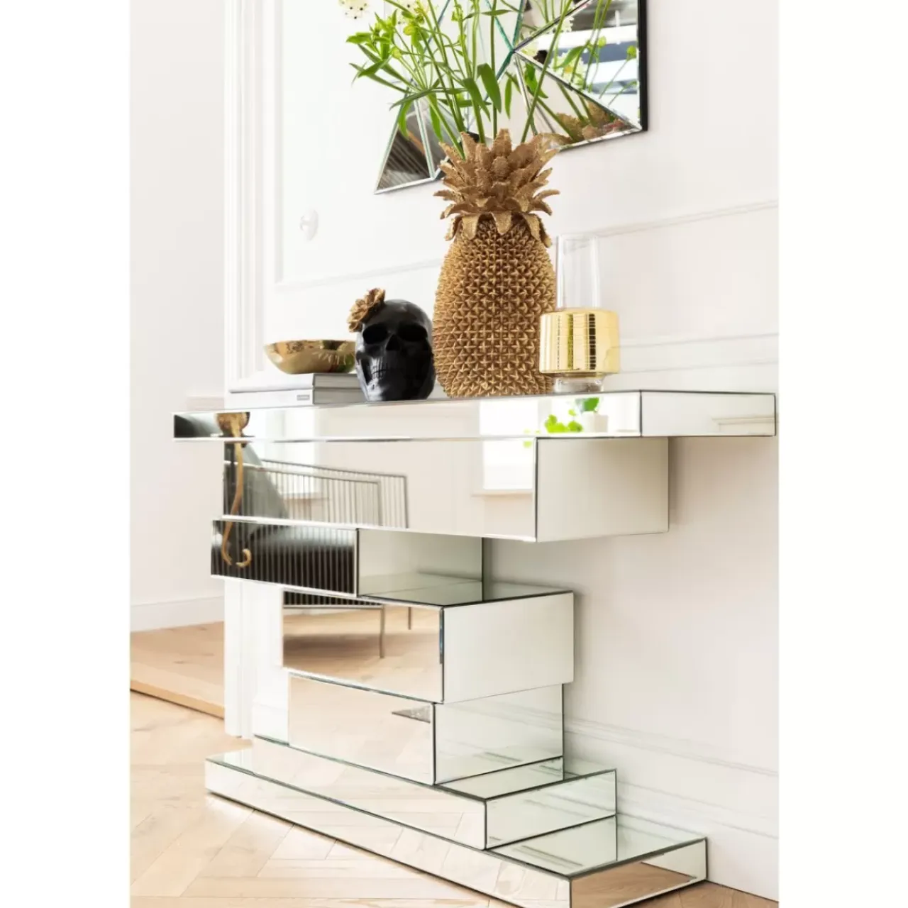 Kommoden & Sideboards-KARE Design Konsole Brick Mirror